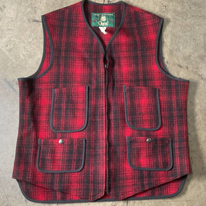 Vintage Orvis Red Wool Vest (M)